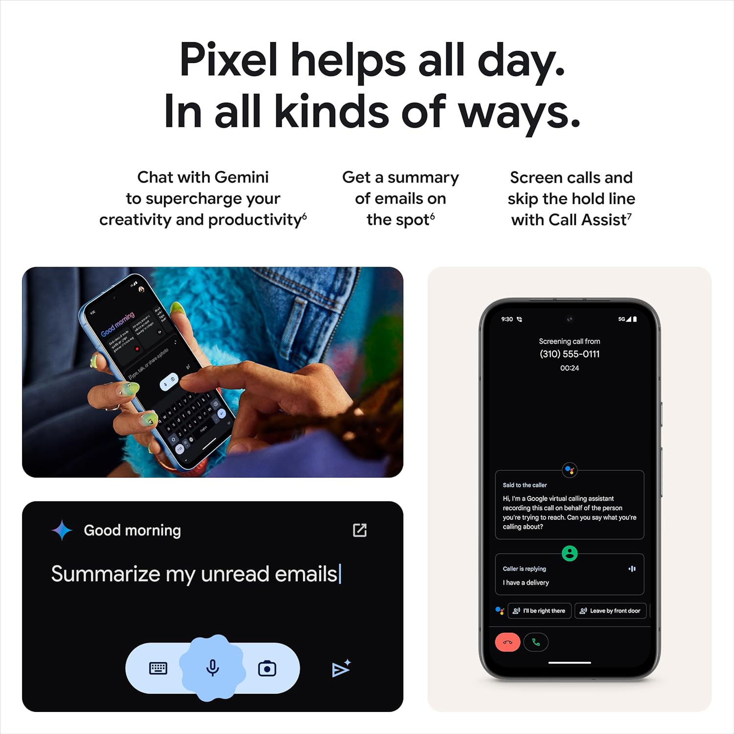 Google Pixel 8a - Unlocked Android Phone with Google AI, Advanced Pixel Camera and 24-Hour Battery - Obsidian - 128 GB - Image 5