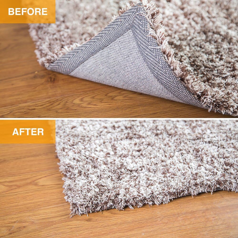 Home Techpro Vacuum Tech Rug Pad Gripper for Hardwood Floors No Damage, New Materials to Non Slip Rug Pads, Under Rug Carpet Tape : Keep Your Rug in Place & Make Corner Flat - Image 5