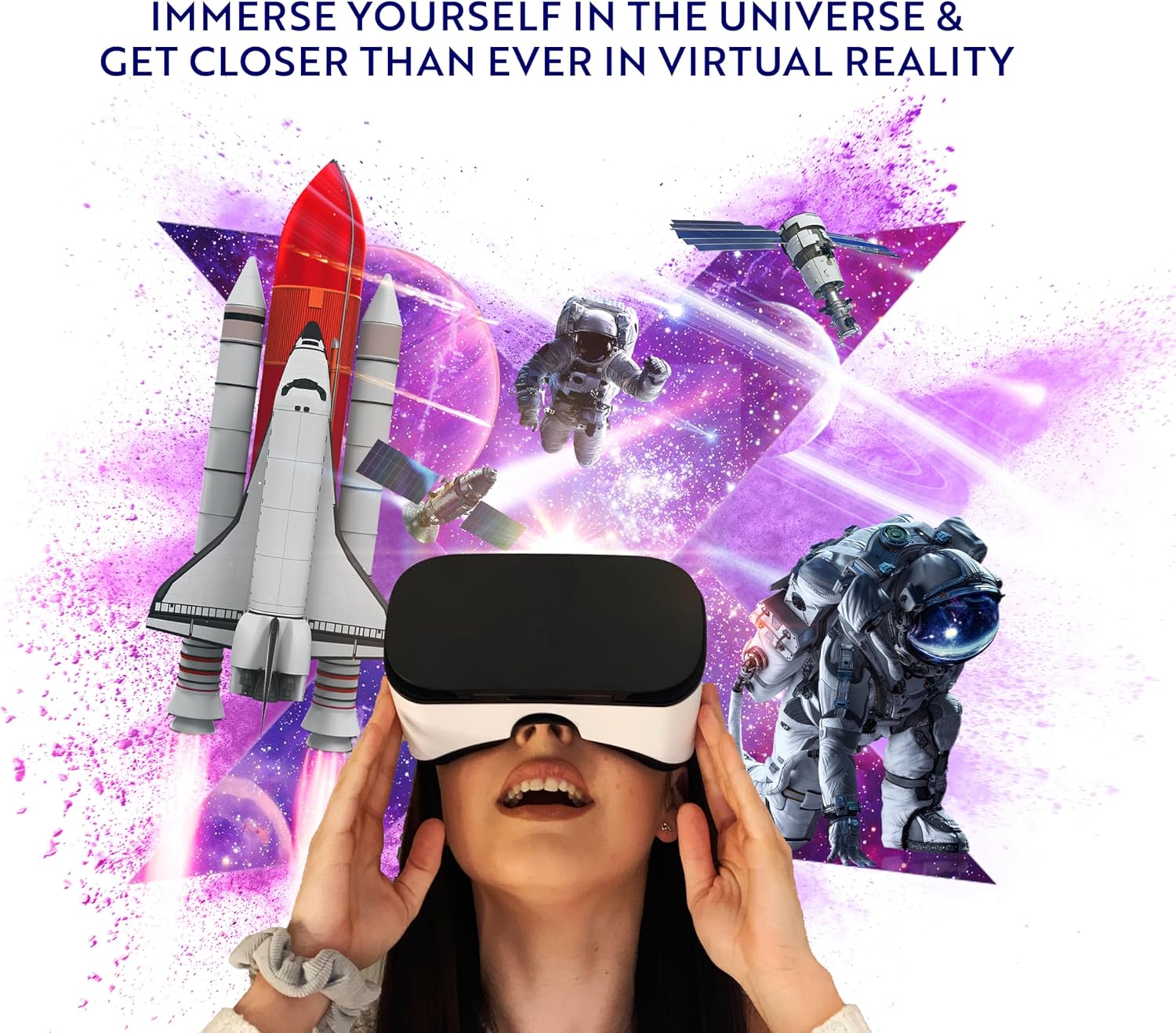 Let's Explore VR Headset for Kids - STEM Gift Box | A Virtual Reality Family Friendly Adventure | Explore Our Solar System with VR Headset for Phone - Image 9