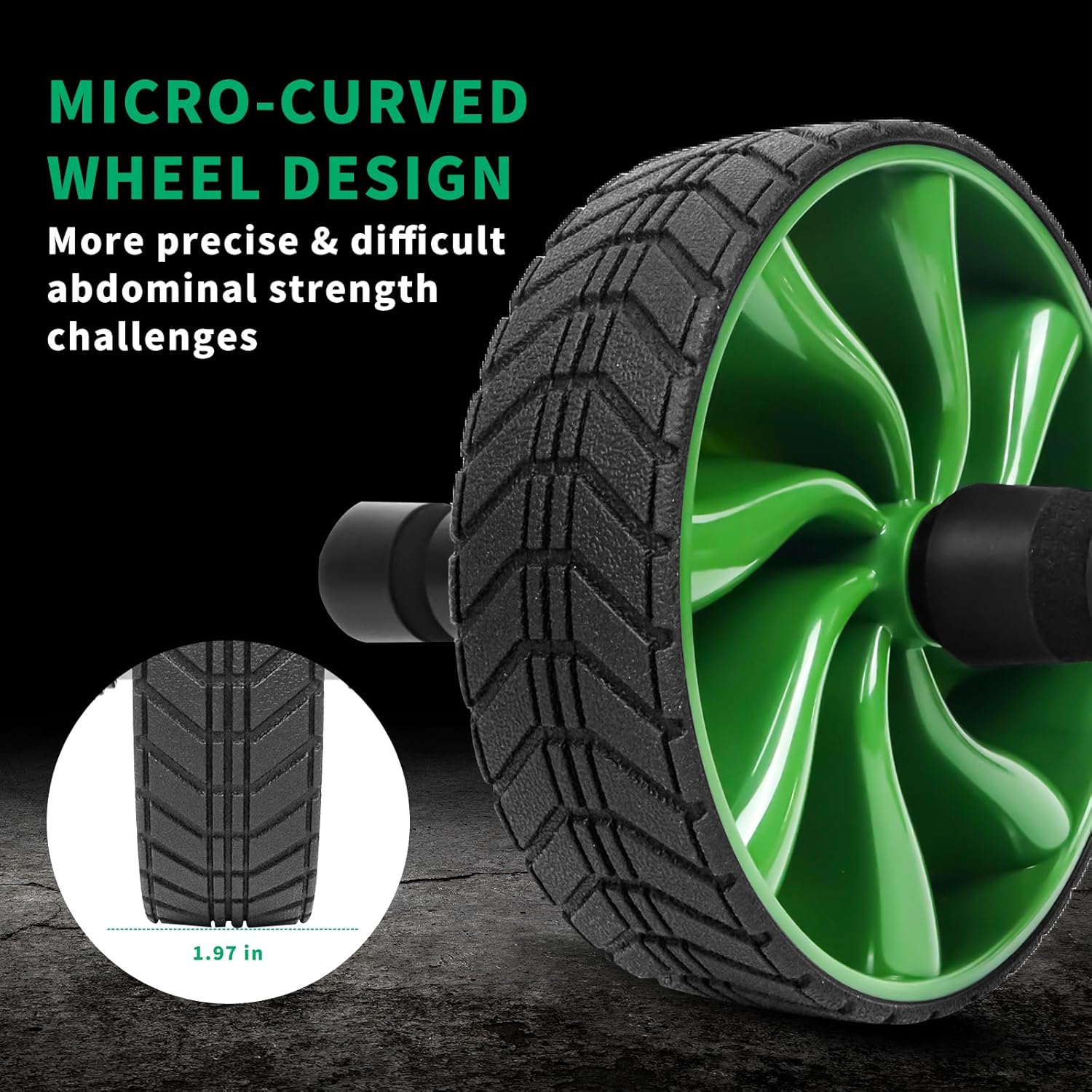 Ab Roller Wheel - AGREJO Ab Workout Equipment for Abdominal & Core Strength Training, Home Gym Fitness Equipment, Exercise Wheel for Men Women - Image 5