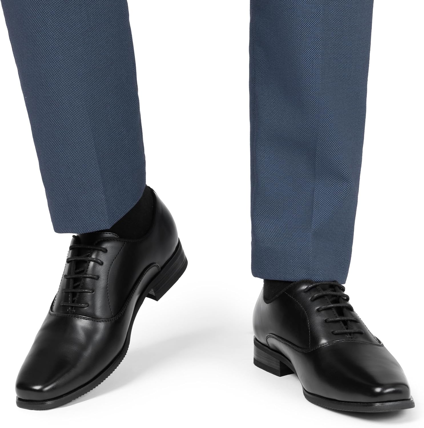 Bruno Marc Men's Dress Shoes Bussiness Formal Oxfords Wesley Lace Up Soft Plain-Toe - Image 8