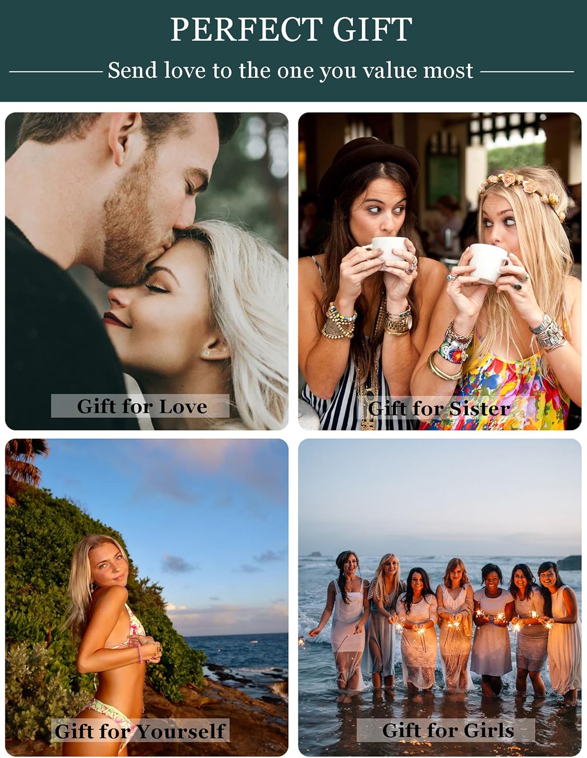 3 Pairs 14k Gold Stud Earrings for Women Hypoallergenic 925 Sterling Silver Post Dainty Silver Cartilage Tragus Earrings Stacks Set Trendy Small Diamond Heart Multiple Piercing Jewelry for Men - Image 7