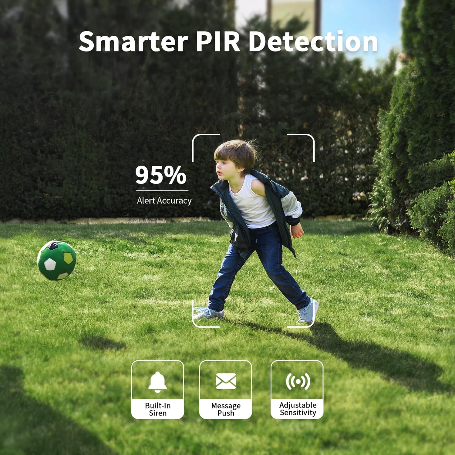 SEHMUA 2K Solar Security Cameras Wireless Outdoor, 2 Pack 360° View Pan/Tilt WiFi Security Camera Outside with Color Night Vision,Easy to Install, PIR Alarm, 2-Way Audio - Image 7