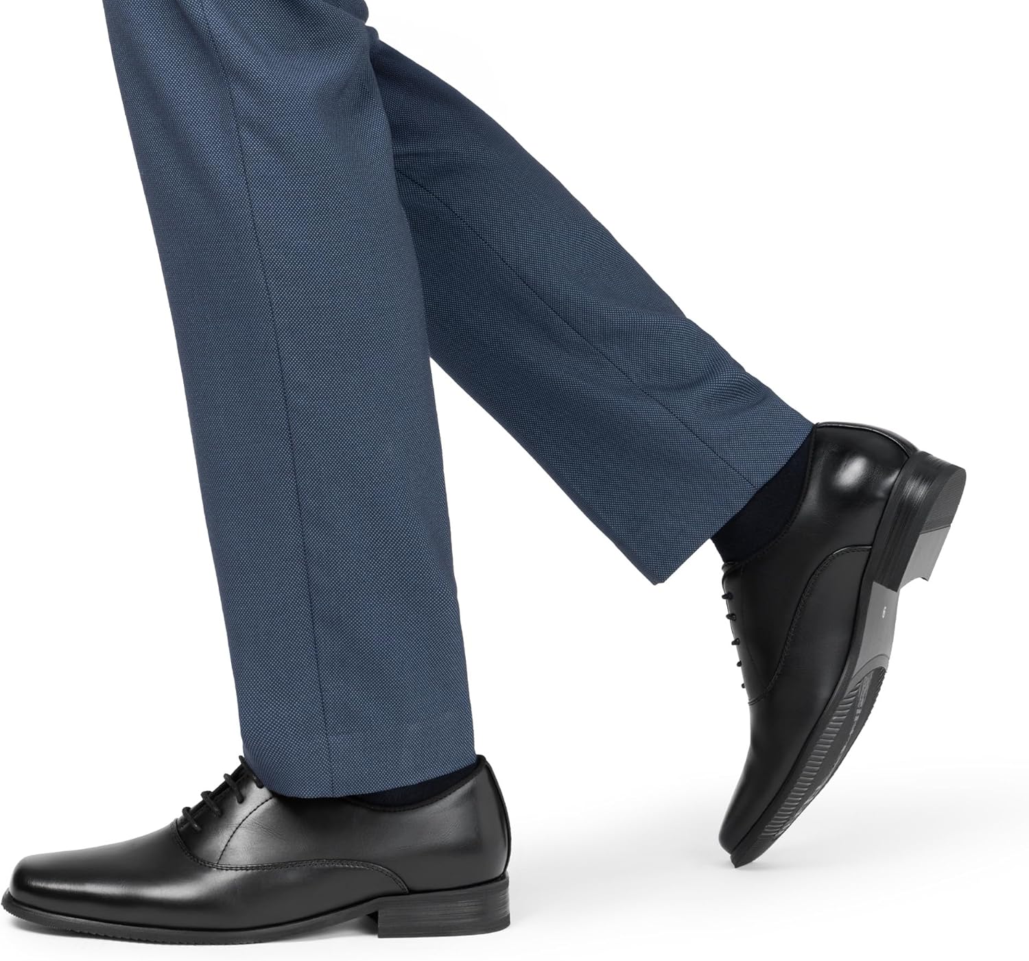 Bruno Marc Men's Dress Shoes Bussiness Formal Oxfords Wesley Lace Up Soft Plain-Toe - Image 7