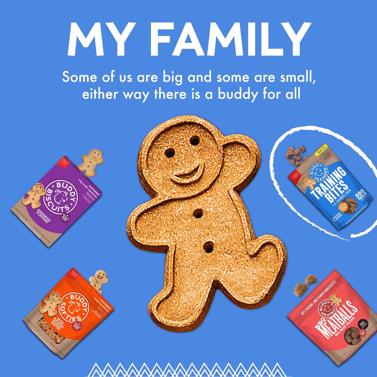 Buddy Biscuits Trainers 10 oz. Pouch of Training Bites Soft & Chewy Dog Treats Made with Bacon Flavor - Image 9