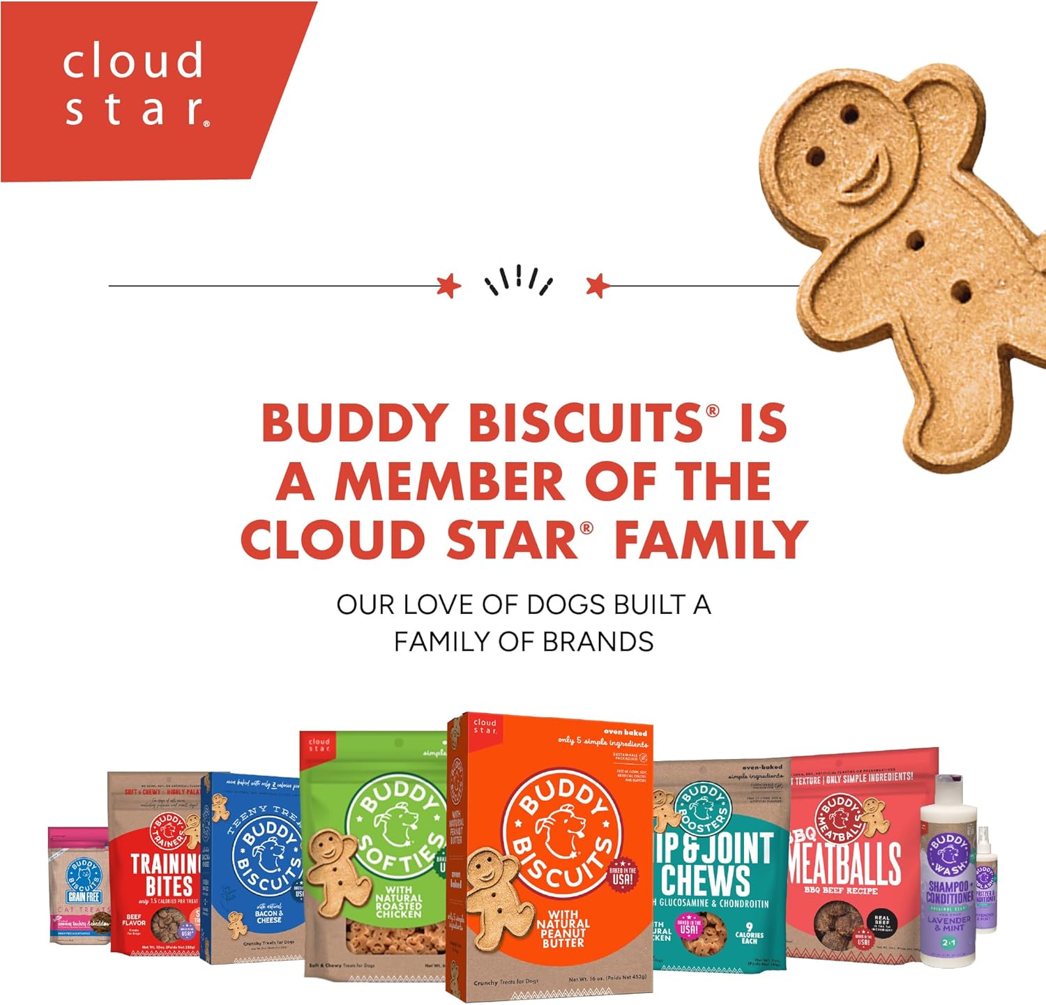 Buddy Biscuit Softies 5 oz. Pouch, Grain-Free Soft & Chewy, Natural Peanut Butter Flavor Dog Treats, Oven Baked in the USA - Image 10
