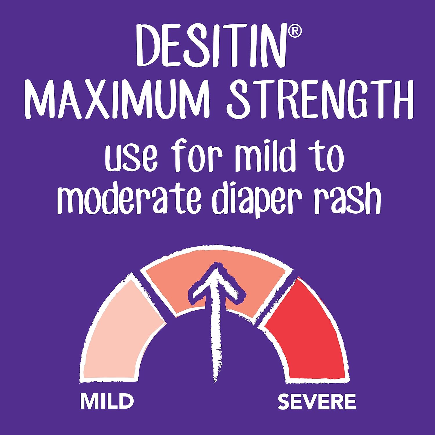 Desitin Maximum Strength Baby Diaper Rash Cream, 40% Zinc Oxide for Treatment, Relief & Prevention, Hypoallergenic, Phthalate- & Paraben-Free Paste, Protects Skin for 12 Hours, 4.8 oz - Image 4