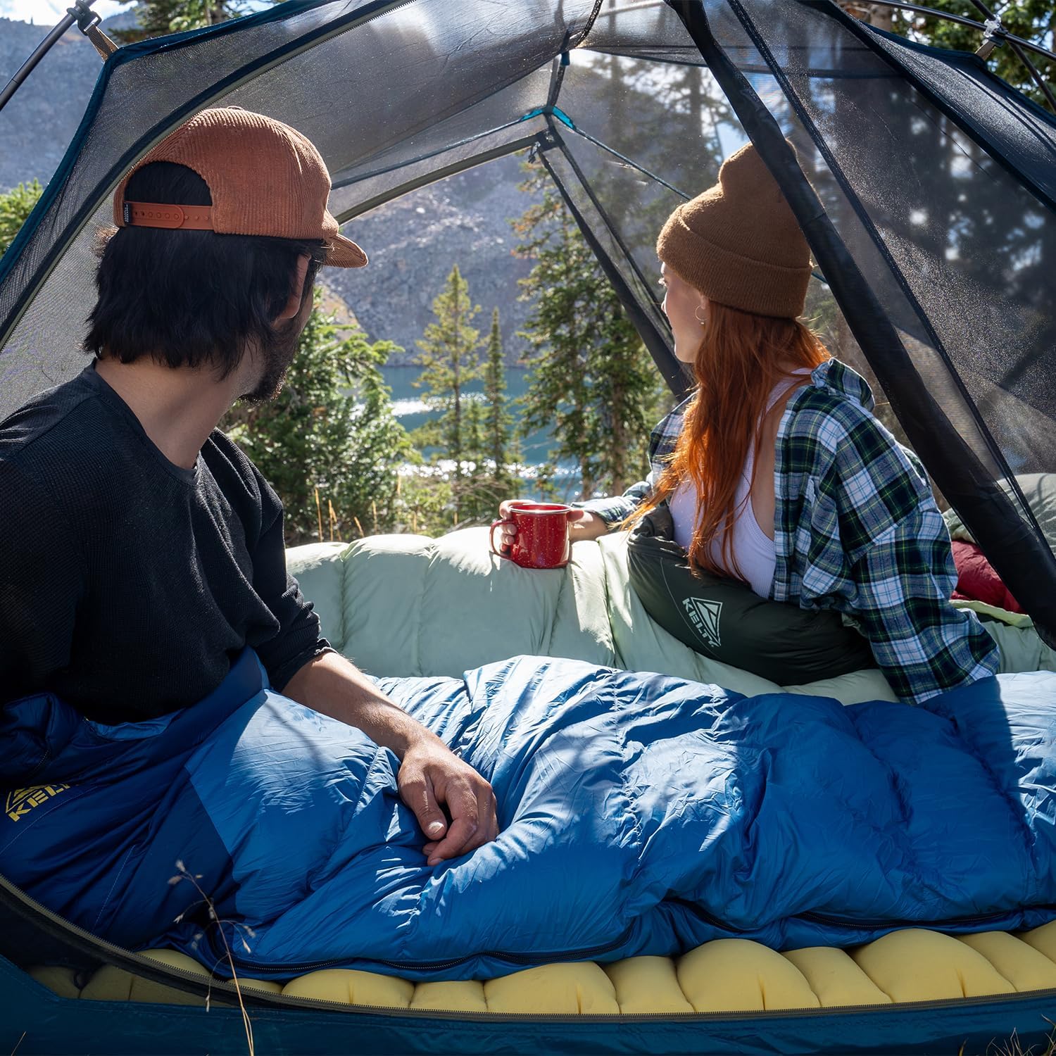 Kelty Cosmic 20 Down Mummy Sleeping Bag for Backpacking, Campers, 550 Fill Power, Recycled Fabrics with PFAS-Free DWR, Designed in Sunny Colorado, USA, 2024 Model - Image 10