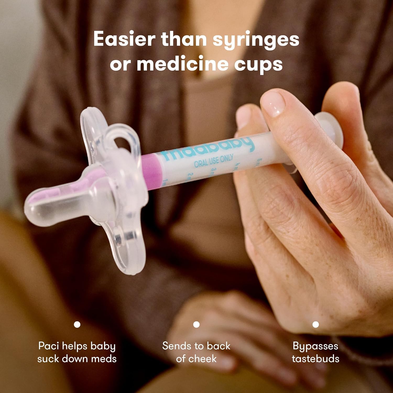 Frida Baby Medicine Dispenser, Medi Frida Baby Medicine Syringe & Accu-Dose Pacifier for Mess & Fuss Free Use - Image 4