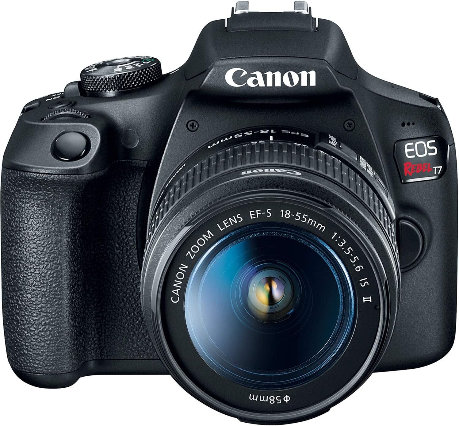 Canon EOS Rebel T7 DSLR Camera|2 Lens Kit with EF18-55mm + EF 75-300mm Lens, Black - Image 6
