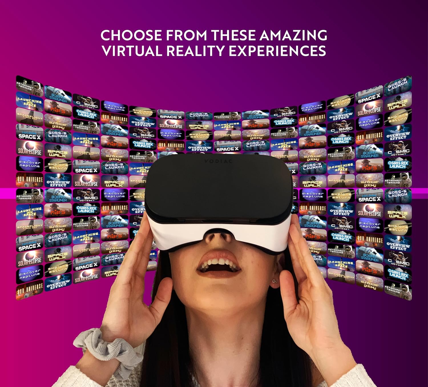 Let's Explore VR Headset for Kids - STEM Gift Box | A Virtual Reality Family Friendly Adventure | Explore Our Solar System with VR Headset for Phone - Image 5