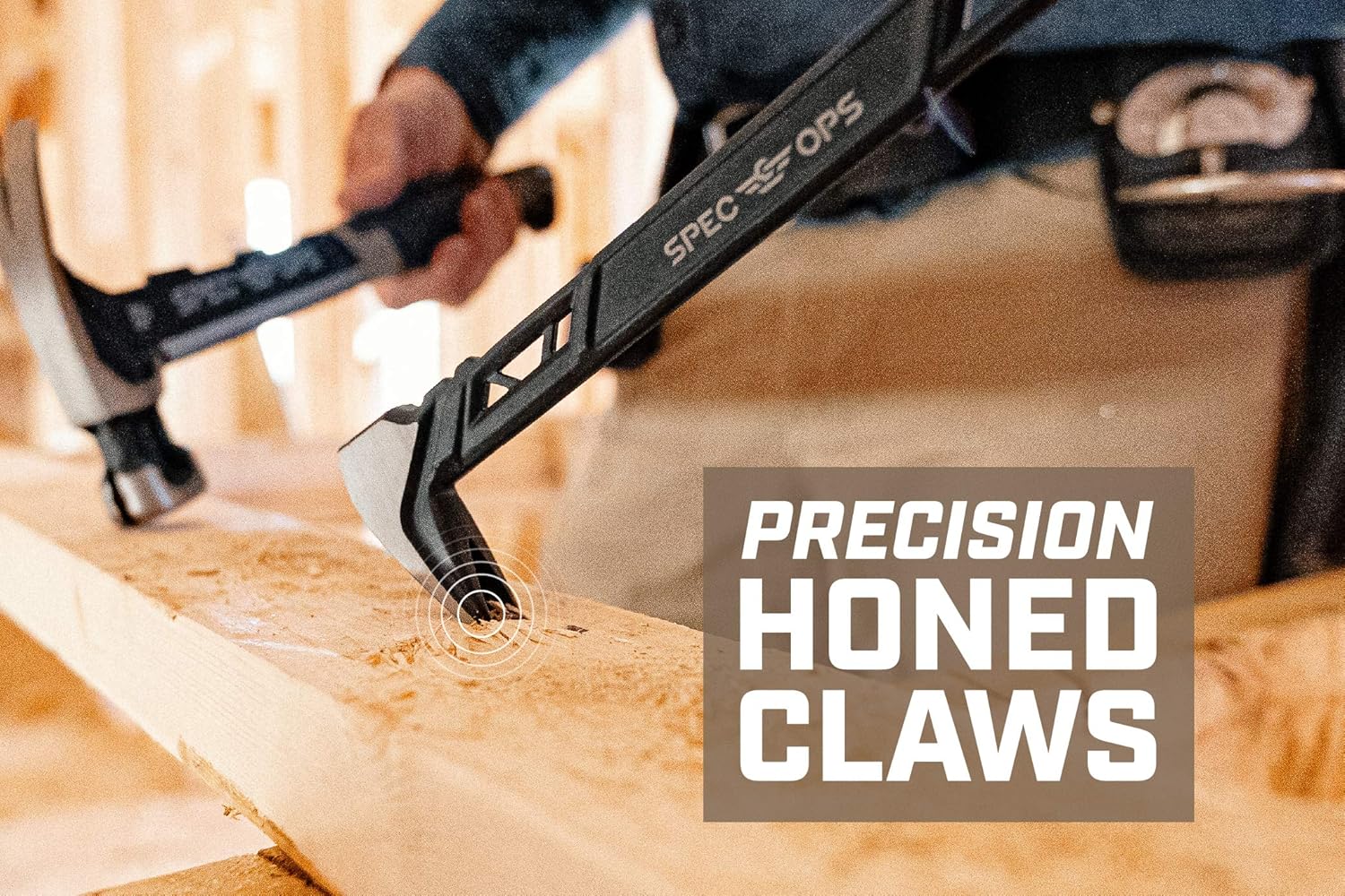 Spec Ops Tools 11" Nail Puller Cats Paw Pry Bar, High-Carbon Steel, 3% Donated to Veterans, - Image 5