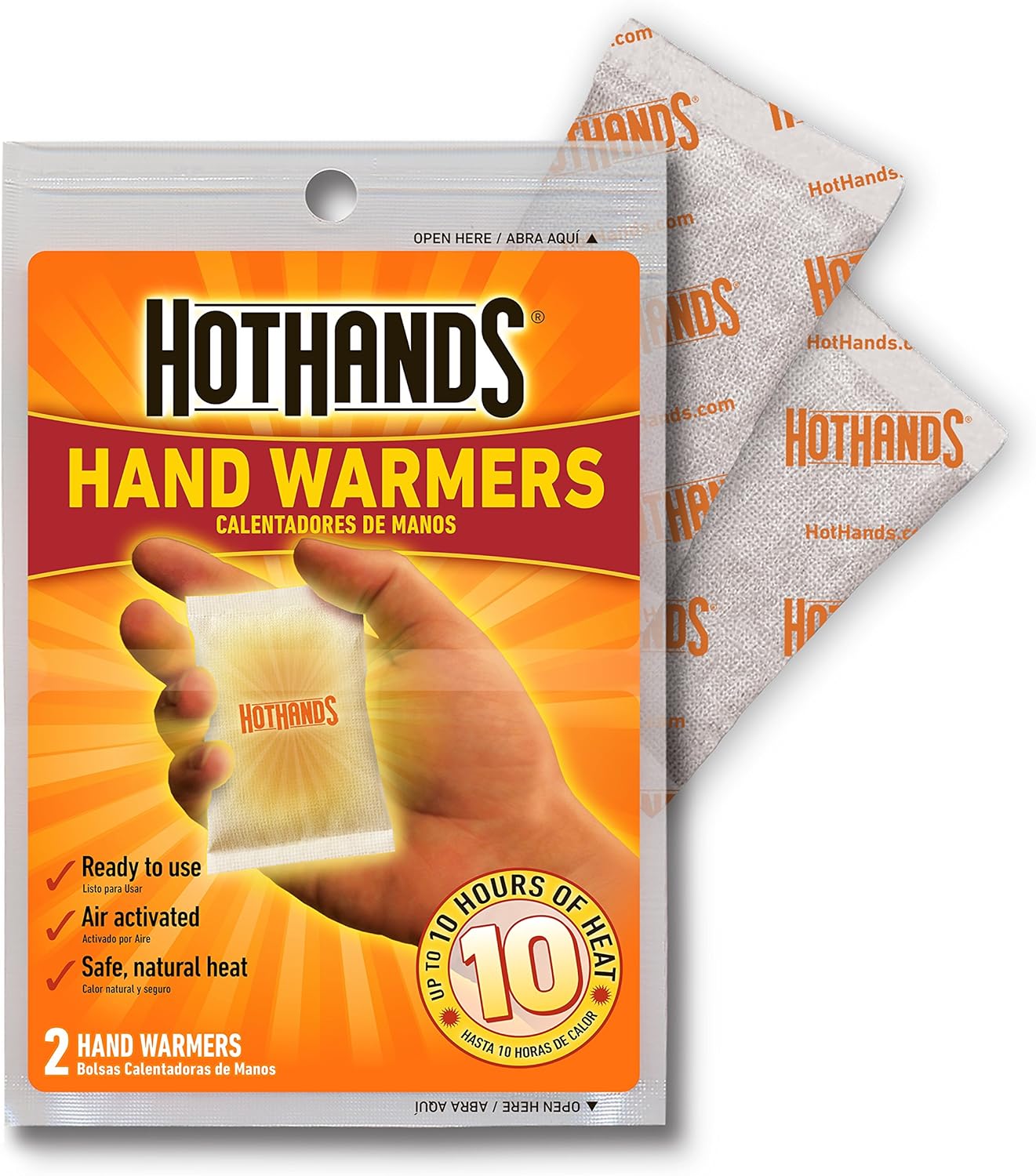 HotHands Hand Warmers - Long Lasting Safe Natural Odorless Air Activated Warmers - Up to 10 Hours of Heat - 40 Pair - Image 4