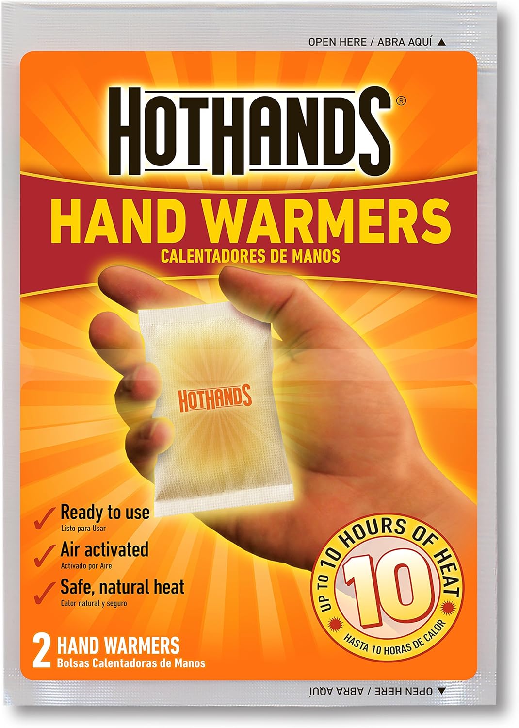 HotHands Hand Warmers - Long Lasting Safe Natural Odorless Air Activated Warmers - Up to 10 Hours of Heat - 40 Pair - Image 3