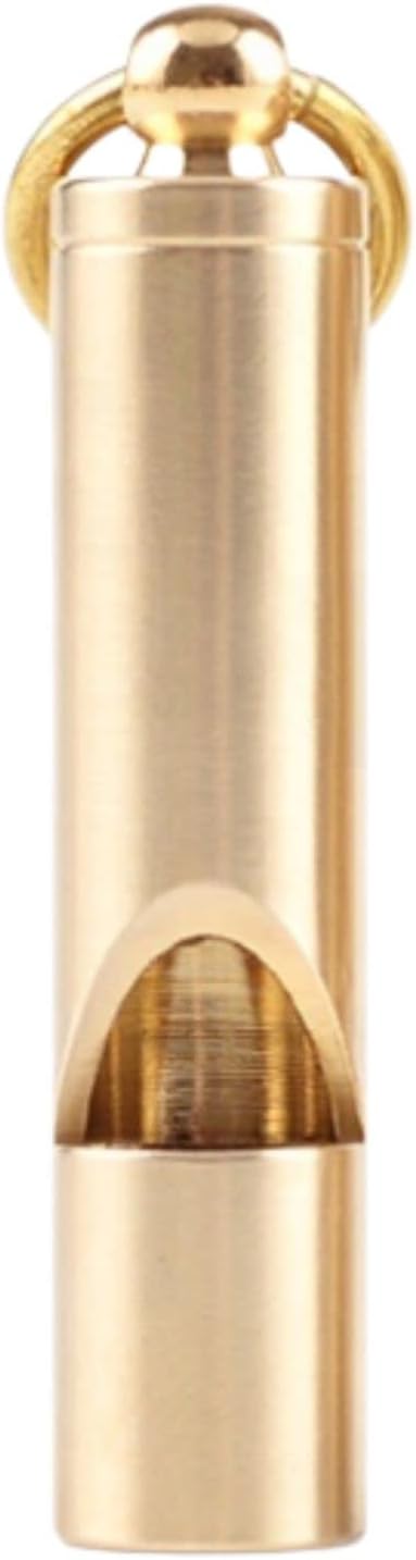 Loudest Brass Whistle Best Premium Emergency Whistle 125db+ One Piece Outdoor Survival Whistle On Key-Chain or Hang Around Your Neck and Carry it Anywhere! - Image 10