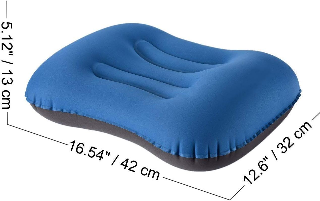SUNYAO Ultralight Inflatable Camping Pillows - Compressible, Compact, Inflatable, Comfortable, Ergonomic Pillow for Neck & Lumbar Support While Camping,Backpacking,Hiking - Image 5