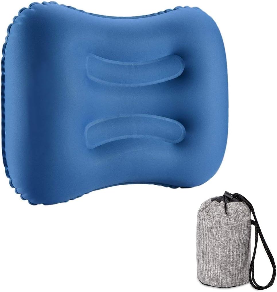 SUNYAO Ultralight Inflatable Camping Pillows - Compressible, Compact, Inflatable, Comfortable, Ergonomic Pillow for Neck & Lumbar Support While Camping,Backpacking,Hiking - Image 3
