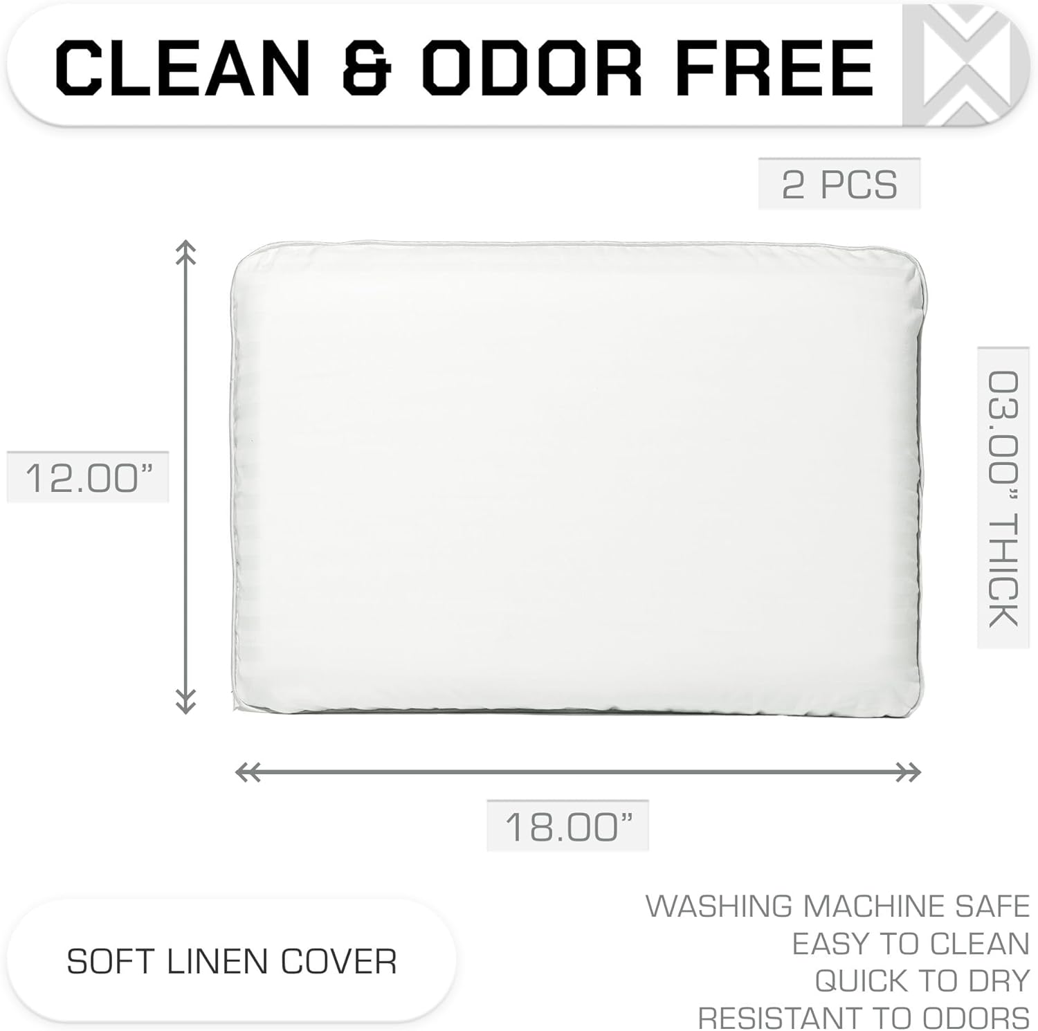 Camping Pillow 2 Pack — Camp Pillow, Backpacking Pillow — for Sleeping Bag & Hiking, Reliable & Comfortable - Image 4