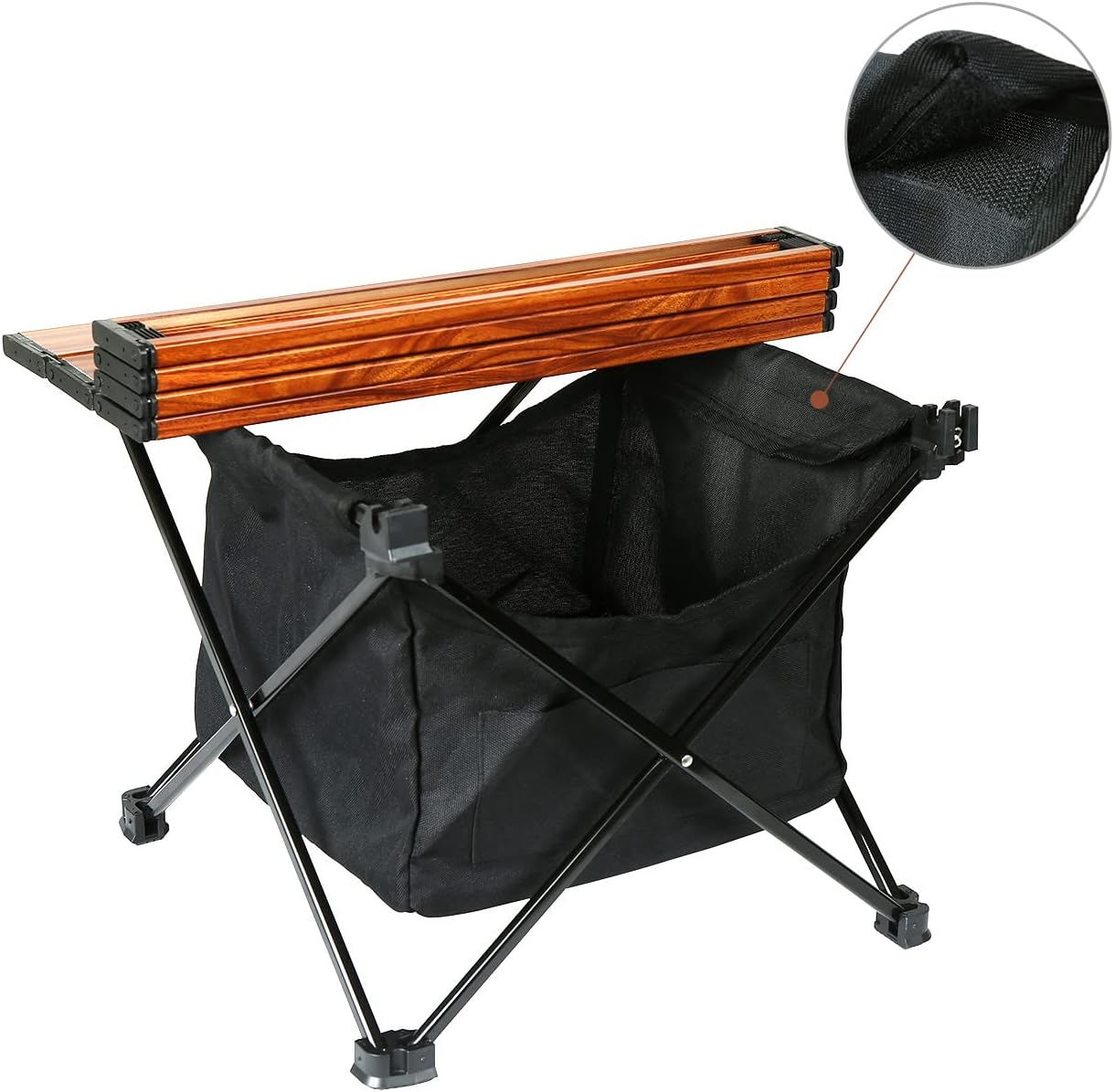 ROCK CLOUD Portable Camping Table Ultralight Aluminum Camp Table with Storage Bag Folding Beach Table for Camping Hiking Backpacking Outdoor Picnic, Small - Image 3