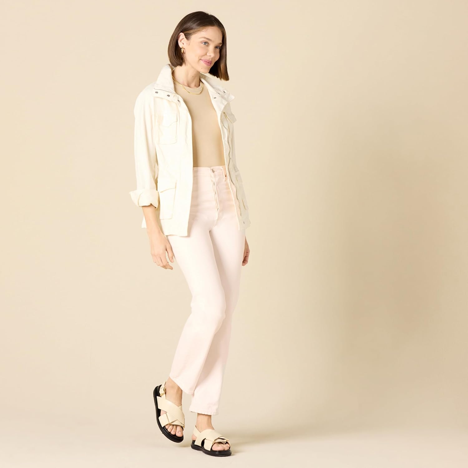 Amazon Essentials Women's Stretch Cotton Jersey Slim-Fit T-Shirt Bodysuit, Pack of 2 - Image 5