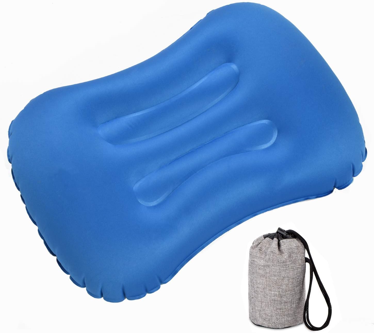 SUNYAO Ultralight Inflatable Camping Pillows - Compressible, Compact, Inflatable, Comfortable, Ergonomic Pillow for Neck & Lumbar Support While Camping,Backpacking,Hiking - Image 2