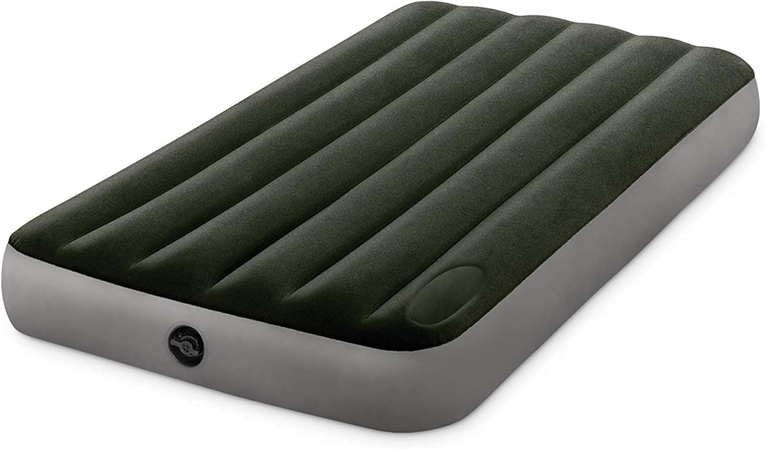 Intex 64762E Dura-Beam Standard Downy Air Mattress: Fiber-Tech – Full Size – Built-in Foot Pump – 10in Bed Height – 600lb Weight Capacity - Image 7
