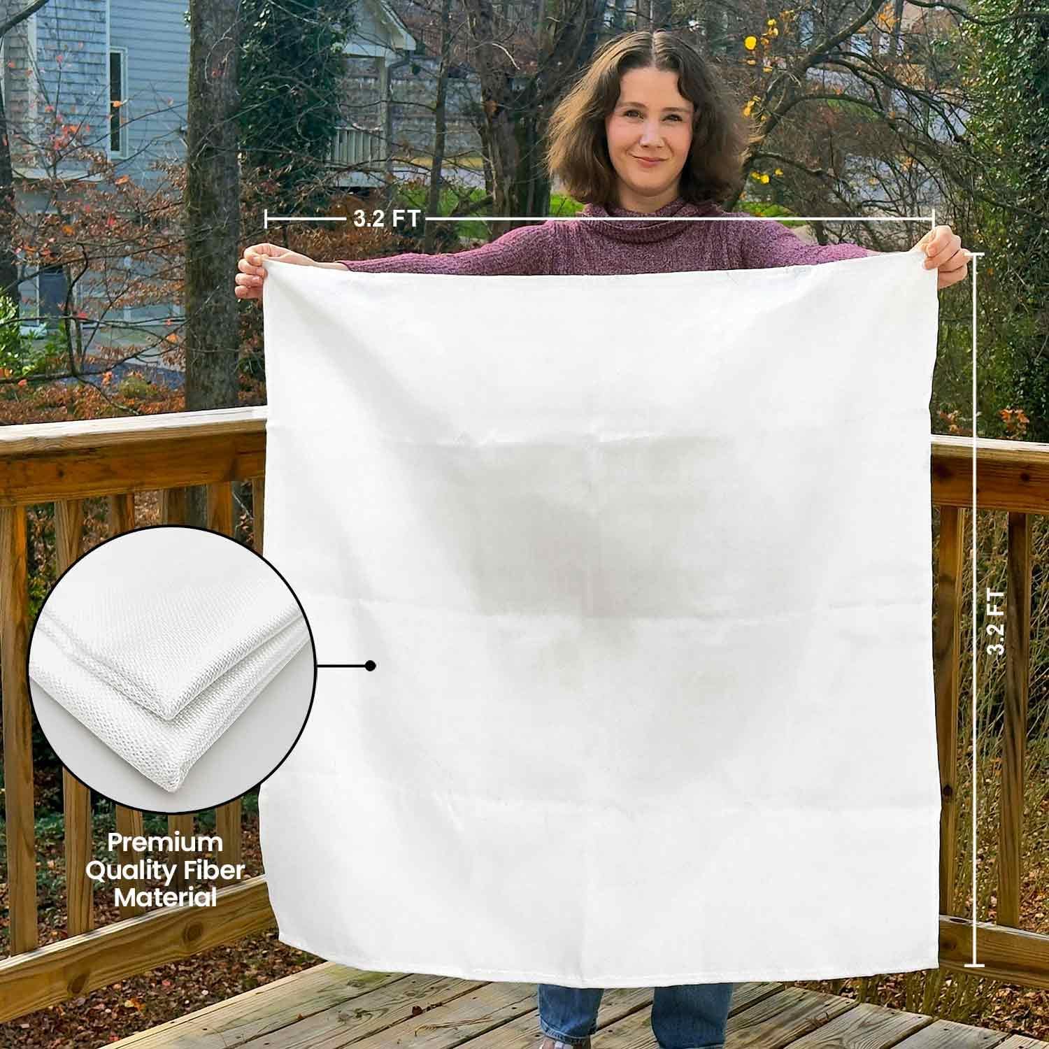 Prepared Hero Emergency Fire Blanket - 2 Pack - Fire Suppression Blanket for Kitchen, 40” x 40”, for Home, Fiberglass Fire Blanket. - Image 7