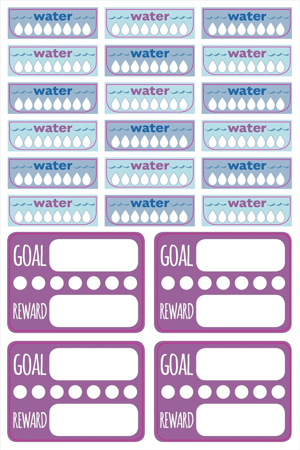Essentials Health & Fitness Planner Stickers (Set of 325 Stickers) - Image 12