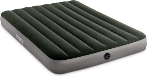 Intex 64108E Dura-Beam Standard Prestige Air Mattress: Fiber-Tech – Full Size – 10in Bed Height – 600lb Weight Capacity – Pump Sold Separately