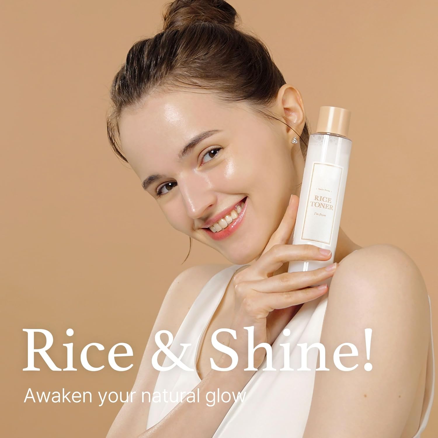 I'm from Rice Toner for Sensitive Skin, Rice Extract from Korea, Glow Essence with Niacinamide, Hydrating, Vegan, Alcohol Free, Fragrance Free, Peta Approved, K Beauty Toner, 5.07 Fl Oz - Image 3