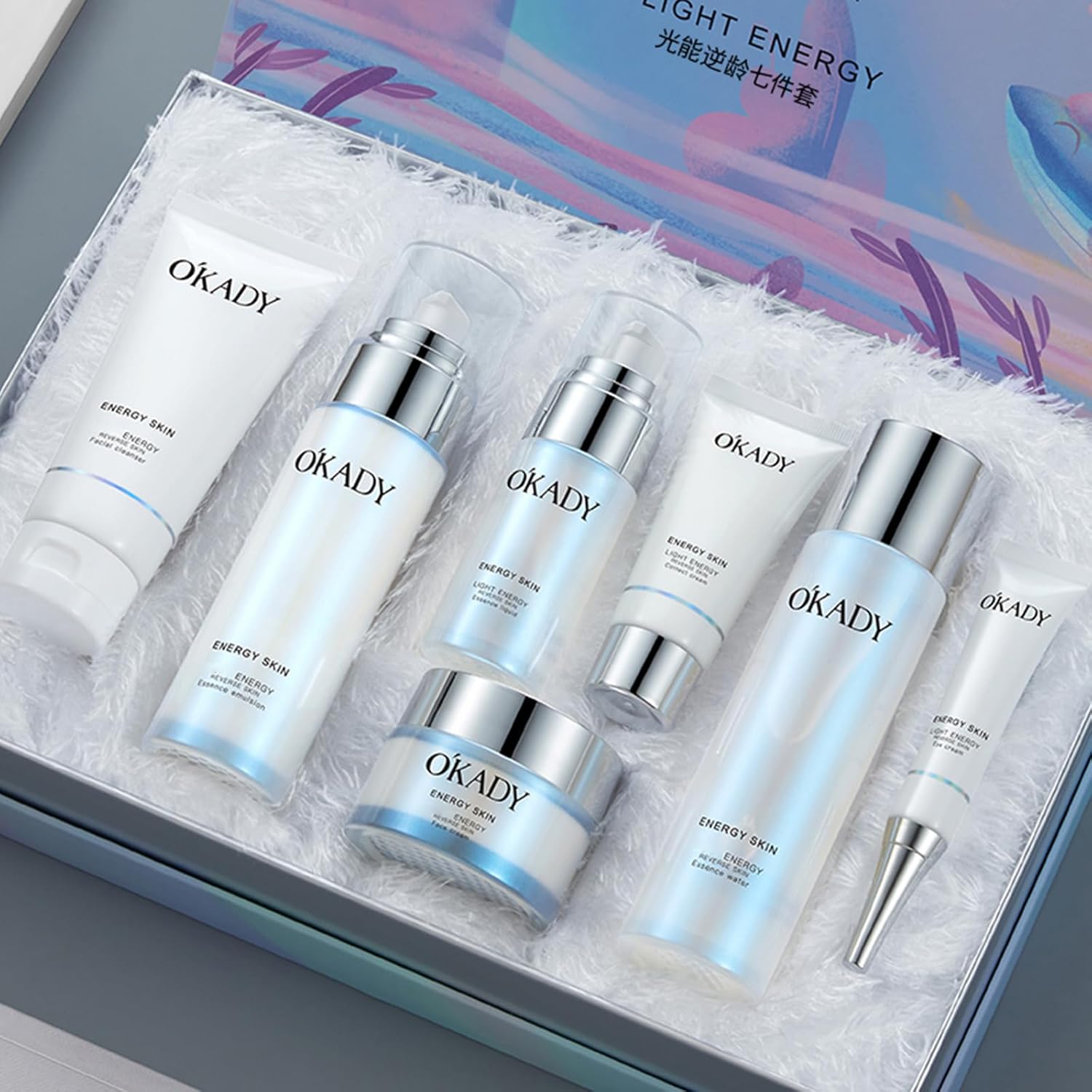 O’KADY Anti Aging Facial Skin Care Set Birthday Gifts for Mom Anniversary Gifts Products Skin Beauty Care Skincare Kits With Gifts Sets Care Package For Women Mother's Days - Image 6