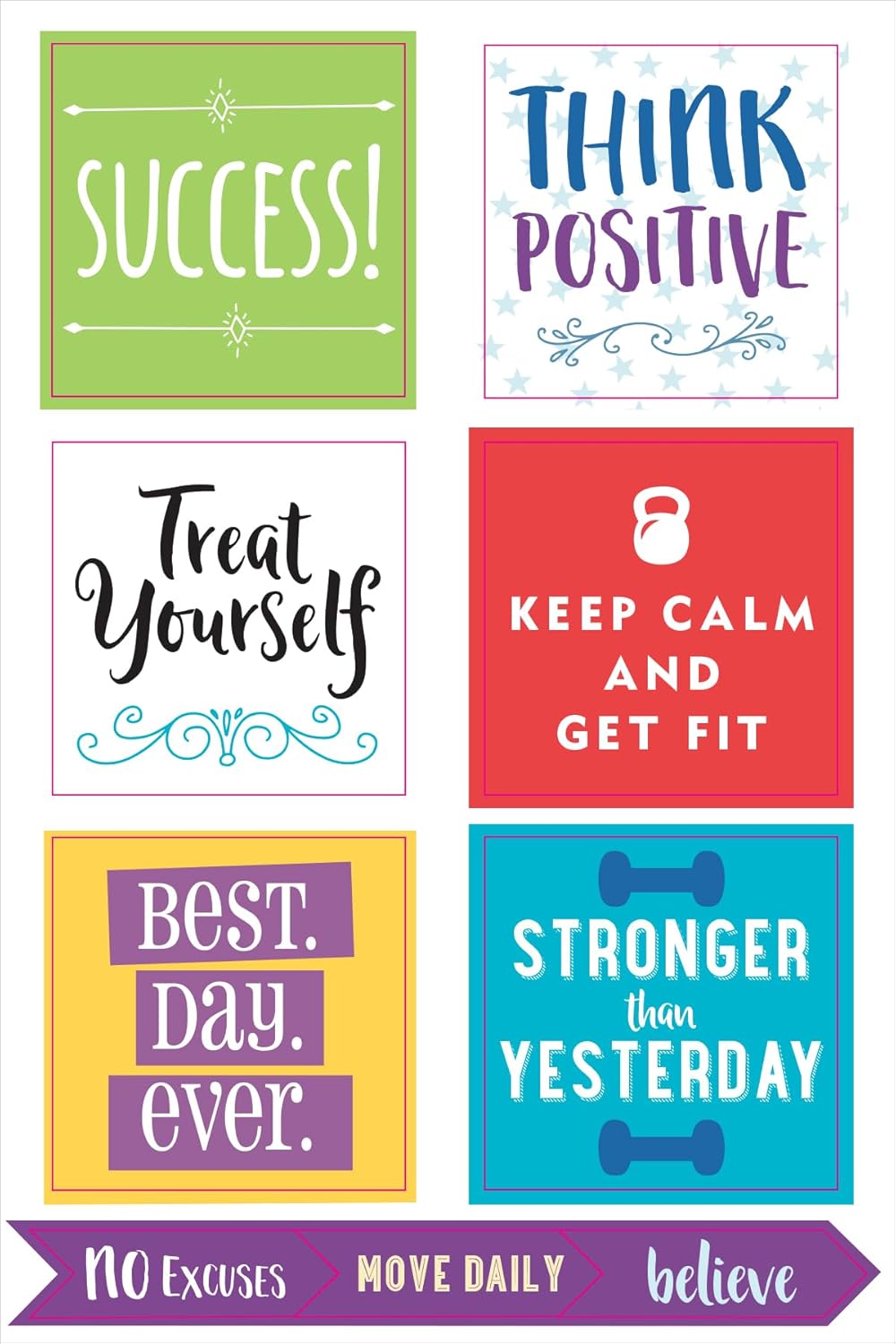 Essentials Health & Fitness Planner Stickers (Set of 325 Stickers) - Image 11