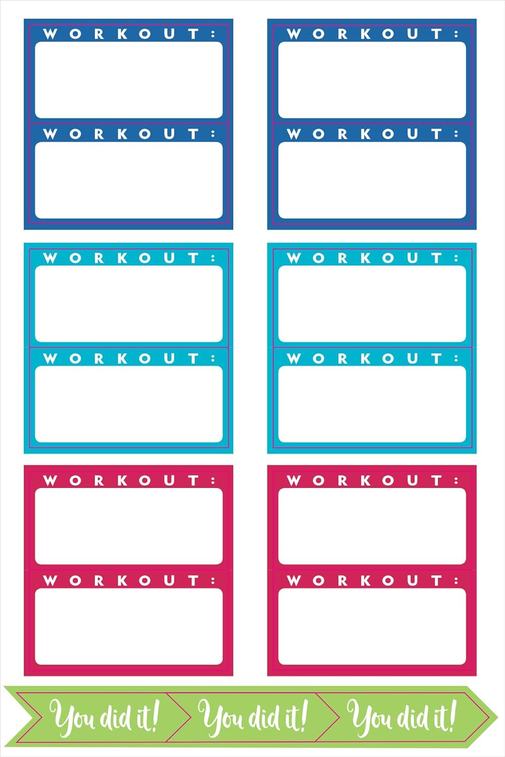 Essentials Health & Fitness Planner Stickers (Set of 325 Stickers) - Image 5