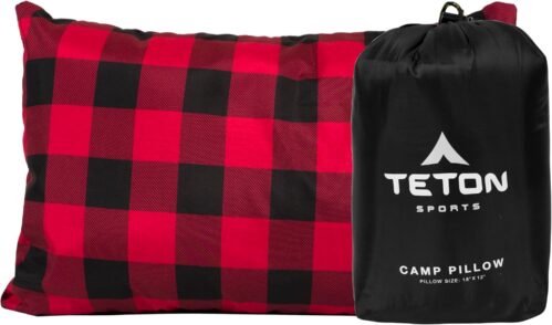 TETON Sports Camp Pillow; Great for Travel, Camping and Backpacking; Washable
