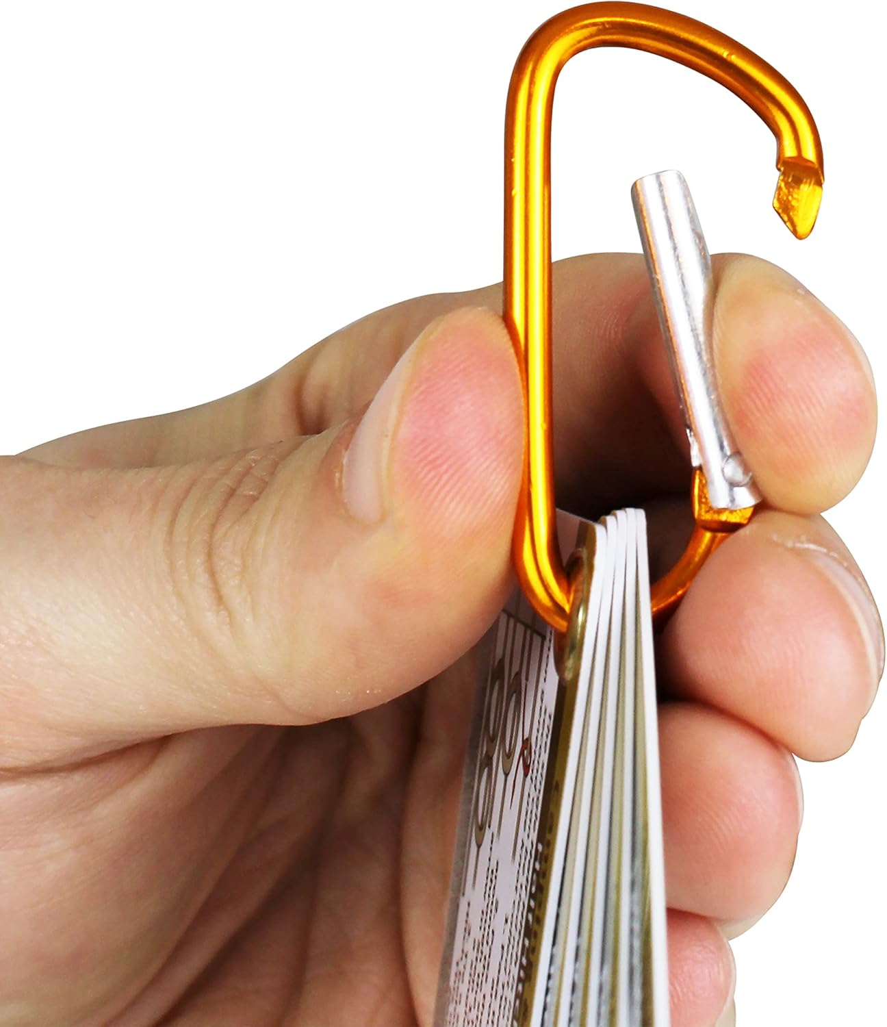 Outdoor Knots - Waterproof Knot Tying Cards with Mini Carabiner - Includes 22 Rope Knots for Camping, Backpacking, and Scouting Scenarios - Image 7