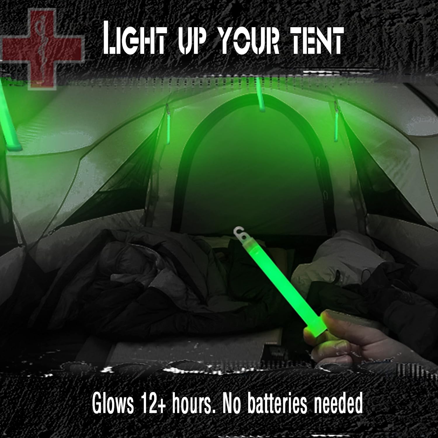 Emergency 10 Ultra Bright Green Glow Sticks - Individual Packed With Lanyard - For Camping Survival - Glow Lights for Blackouts, Hurricane and Storms- 6 Inch Chem Light Sticks with 12 Hour Duration - Image 5