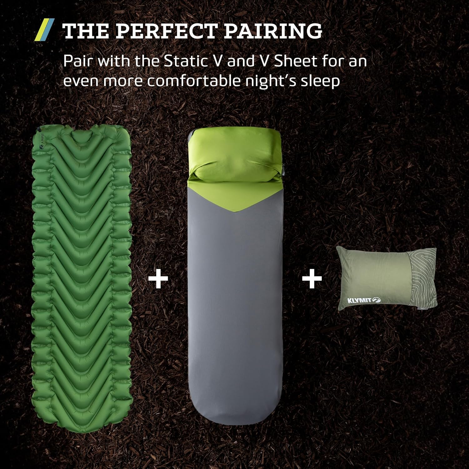 Klymit Drift Camping Pillow, Shredded Memory Foam Travel Pillow with Reversible Cover for Outdoor Use, Green, Regular - Image 6