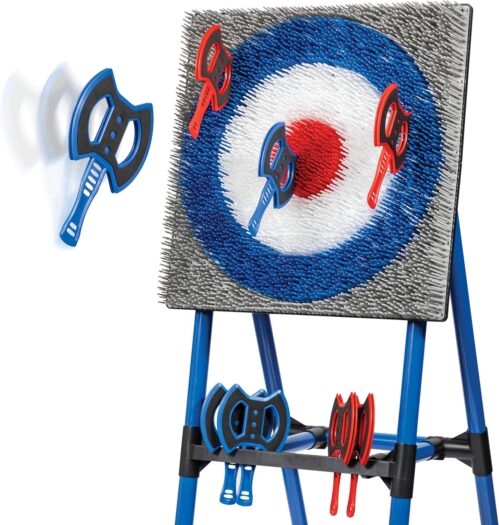EastPoint Deluxe Steel Frame Axe Throw Target Game Set – Steel Frame for Indoors and Outdoors