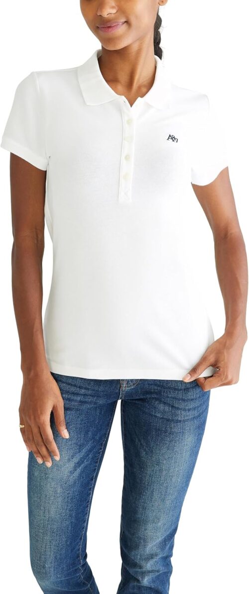 AEROPOSTALE Women’s Aero Solid A87 Polo