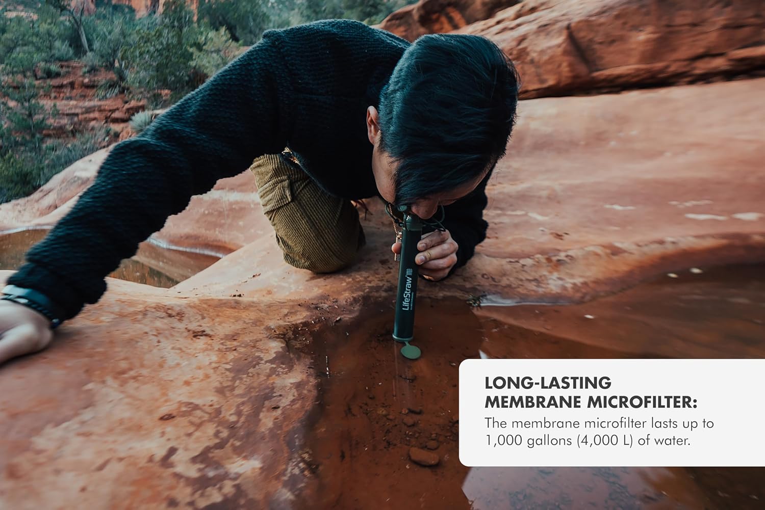 LifeStraw Personal Water Filter for Hiking, Camping, Travel, and Emergency Preparedness - Image 9