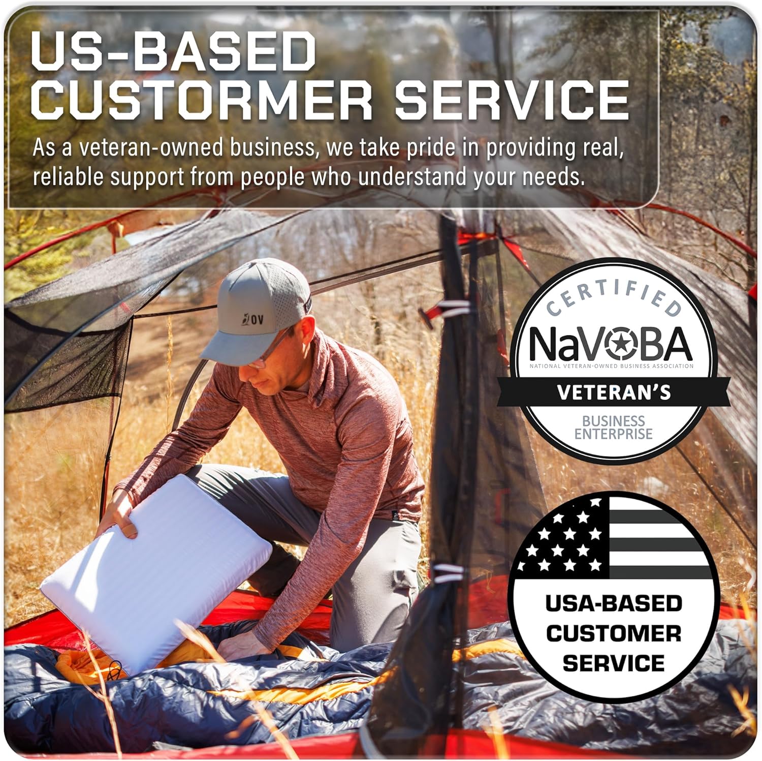 Camping Pillow 2 Pack — Camp Pillow, Backpacking Pillow — for Sleeping Bag & Hiking, Reliable & Comfortable - Image 9