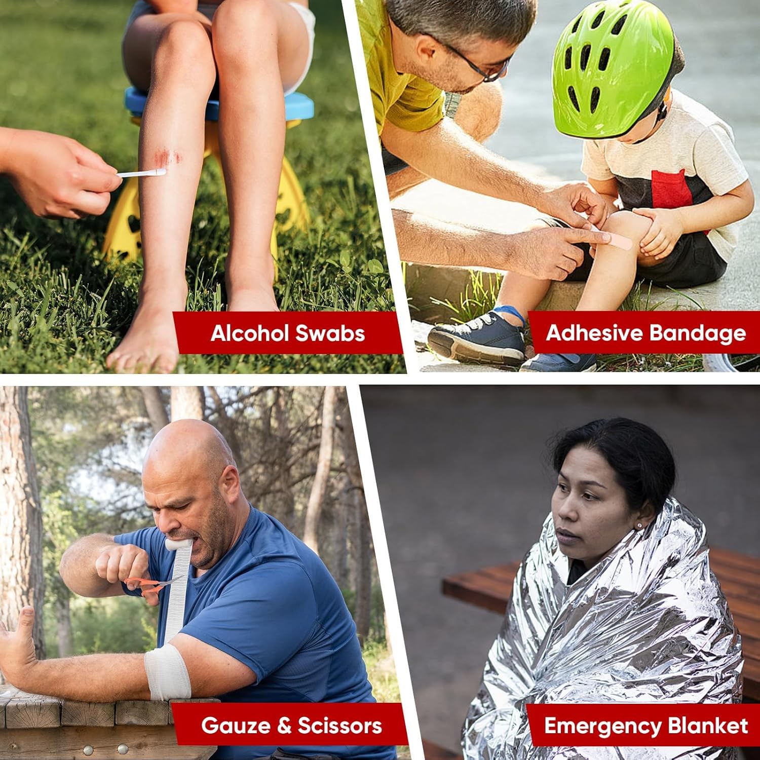 PTEROMY 150 Piece Mini First Aid Kit, Portable Small Emergency Kits Compact 1st Aid Kit for Car, Travel, Home, Camping, Outdoor, Hiking - Image 6