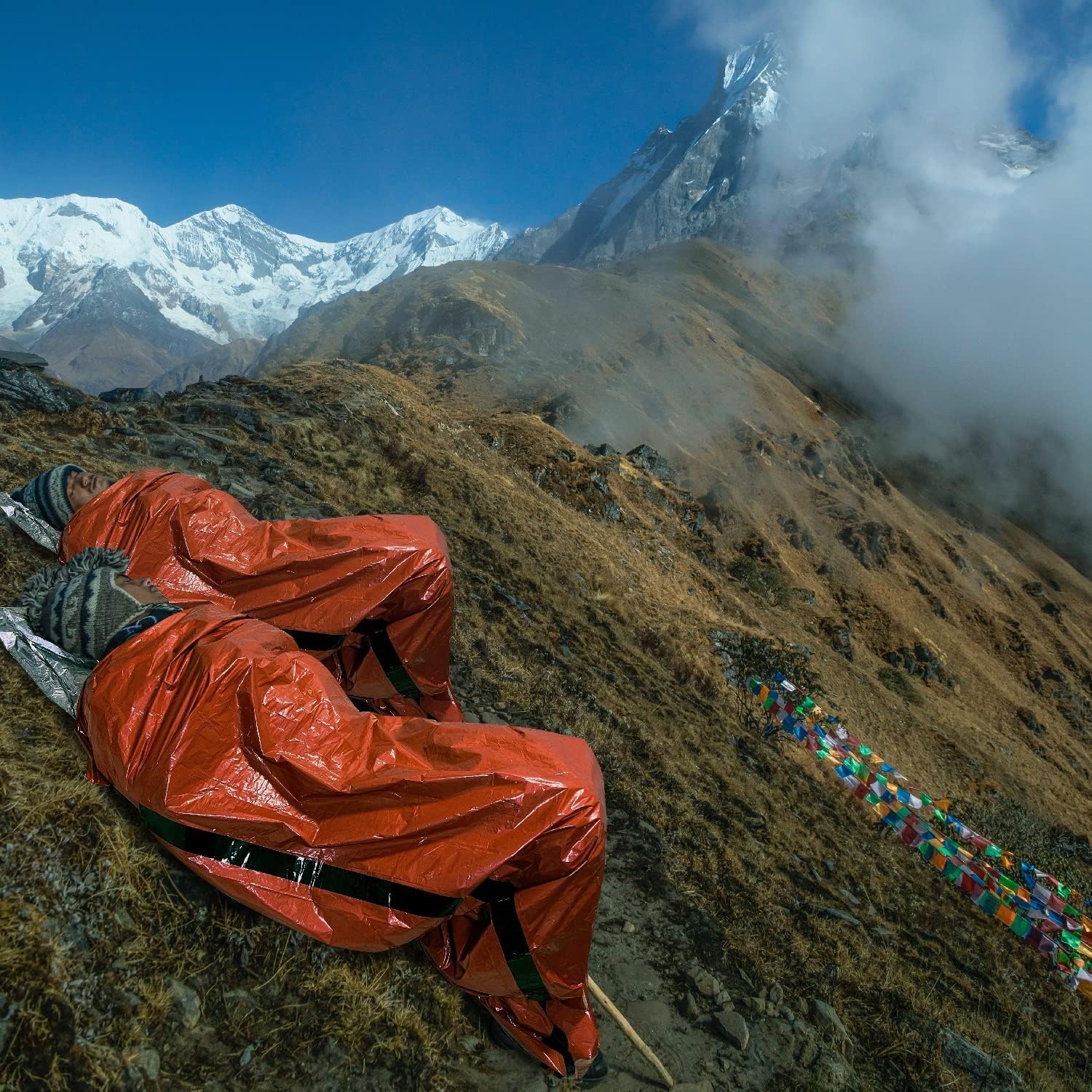 Emergency Sleeping Bags 2 Pack | Portable Emergency Blanket Survival Gear - Image 8