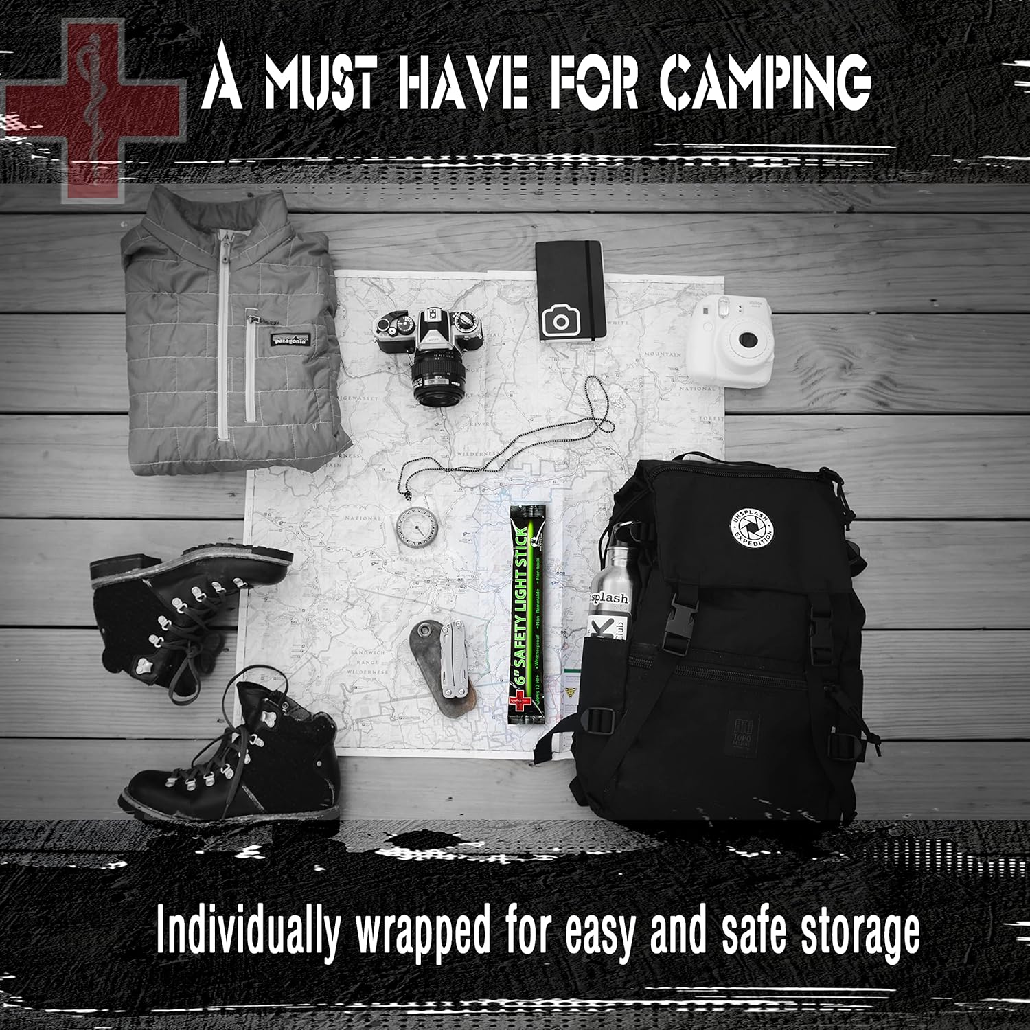 Emergency 10 Ultra Bright Green Glow Sticks - Individual Packed With Lanyard - For Camping Survival - Glow Lights for Blackouts, Hurricane and Storms- 6 Inch Chem Light Sticks with 12 Hour Duration - Image 2